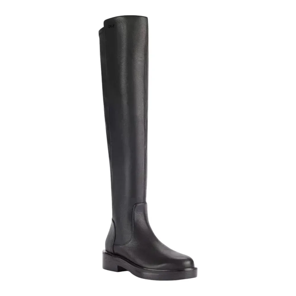 DKNY Women’s Winsloe Over The Knee Block Heel Boots Size 8 NIB